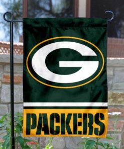 Green Bay Packers Double-Sided Garden Flag 001 (Pls Check Description For Details)