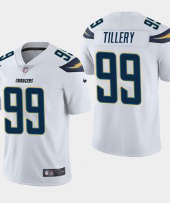 Men's Los Angeles Chargers #99 Jerry Tillery White Vapor Untouchable Limited Stitched NFL Jersey