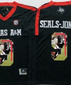 Aggies #9 Ricky Seals-Jones Black Player Fashion Stitched NCAA Jersey