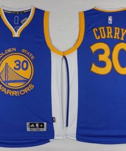 Warriors #30 Stephen Curry Blue Swingman Stitched NBA Jersey