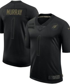 Men's Arizona Cardinals #1 Kyler Murray 2020 Black Salute To Service Limited Stitched NFL Jersey