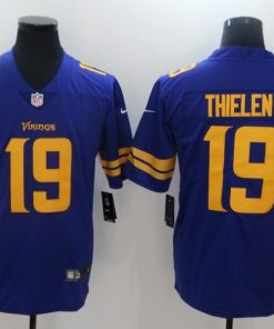 Men's Nike Minnesota Vikings #19 Adam Thielen Purple Vapor Untouchable Limited Stitched NFL Jersey