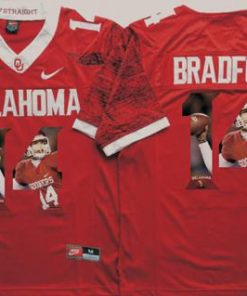 Sooners #14 Sam Bradford Red Player Fashion Stitched NCAA Jersey