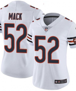 Women's Nike Chicago Bears #52 Khalil Mack White Untouchable Limited Stitched NFL Jersey