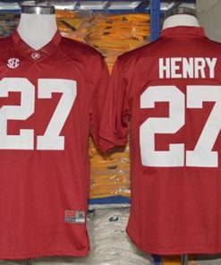 Crimson Tide #27 Derrick Henry Red Limited Stitched NCAA Jersey