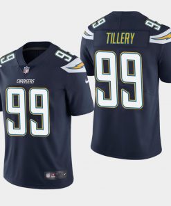Men's Los Angeles Chargers #99 Jerry Tillery Navy Vapor Untouchable Limited Stitched NFL Jersey