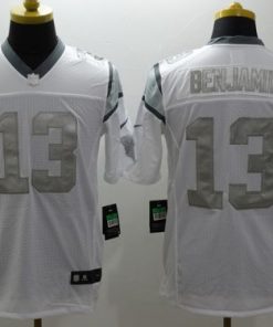 Nike Panthers #13 Kelvin Benjamin White Men's Stitched NFL Limited Platinum Jersey