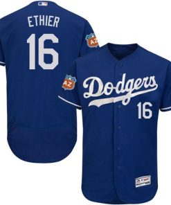 Dodgers #16 Andre Ethier Blue Flexbase Authentic Collection Stitched MLB Jersey