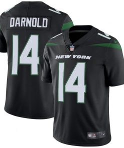 Youth New York Jets #14 Sam Darnold Black Vapor Untouchable Limited Stitched NFL Jersey