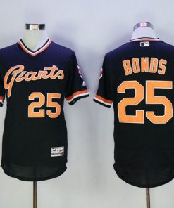 Giants #25 Barry Bonds Black Flexbase Authentic Collection Cooperstown Stitched MLB jerseys