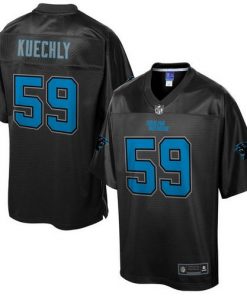 Nike Panthers #59 Luke Kuechly Black Men's NFL Pro Line Black Reverse Fashion Game Jersey