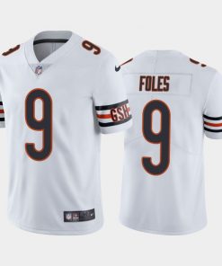 Men's Chicago Bears #9 Nick Foles White Vapor Untouchable Limited Stitched NFL Jersey