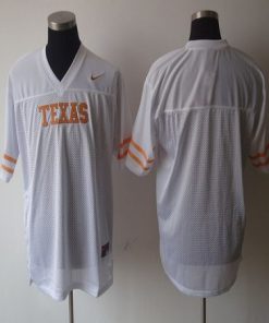 Longhorns Blank White Stitched NCAA Jersey