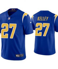 Men's Los Angeles Chargers #27 Joshua Kelley 2020 Royal Vapor Untouchable Limited Stitched Jersey