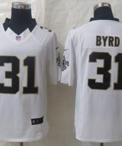 Nike Saints #31 Jairus Byrd White Men's Stitched NFL Limited Jersey