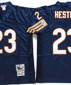 Mitchell&Ness Bears #23 Devin Hester Blue Small No. Throwback Stitched NFL Jersey