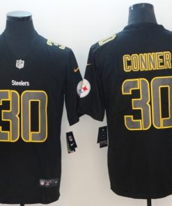 Men's Pittsburgh Steelers #30 James Conner Black 2018 Black Impact Limited Stitched NFL Jersey
