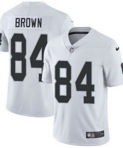 Men's Oakland Raiders #84 Antonio Brown White Vapor Untouchable Limited Stitched NFL Jersey