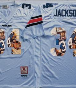 Tigers #34 Bo Jackson White Player Fashion Stitched NCAA Jersey