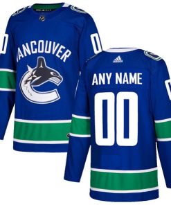 Men's Vancouver Canucks Custom Name Number Size NHL Stitched Jersey