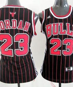 Bulls #23 Michael Jordan Black Women's Alternate Stitched NBA Jersey