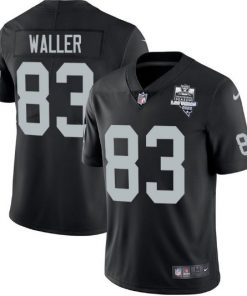 Men's Oakland Raiders #83 Darren Waller Black 2020 Inaugural Season Vapor Untouchable Limited Stitched NFL Jersey