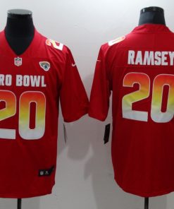 Men's AFC Jacksonville Jaguars #20 Jalen Ramsey Red 2019 Pro Bowl NFL Game Jersey