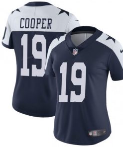 Women's Dallas Cowboys #19 Amari Cooper Navy Vapor Untouchable Limited Stitched NFL Jersey£¨Run Small£©