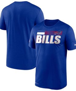 Men's Buffalo Bills 2020 Blue Sideline Impact Legend Performance NFL T-Shirt