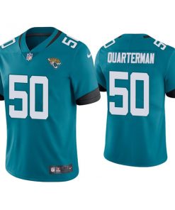 Men's Jacksonville Jaguars #50 Shaquille Quarterman Blue Vapor Untouchable Limited Stitched Jersey