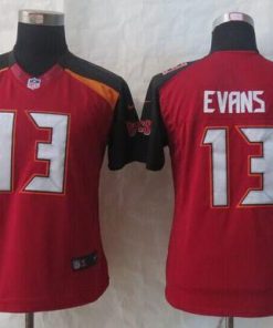 Nike Buccaneers #13 Mike Evans Red Team Color Women's Stitched NFL New Limited Jersey