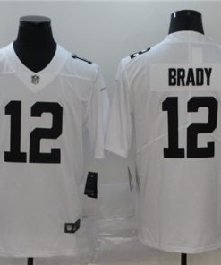 Men's Tampa Bay Buccaneers #12 Tom Brady White Stitched NFL Jersey