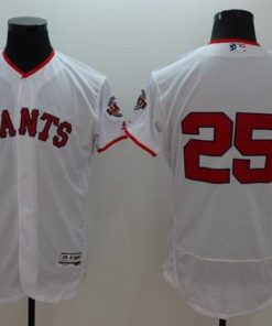 Giants #25 Barry Bonds White Fashion Stars & Stripes Flexbase Authentic Stitched MLB jerseys