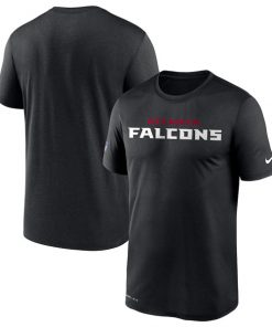 Men's Atlanta Falcons 2020 Black Sideline Impact Legend Performance NFL T-Shirt