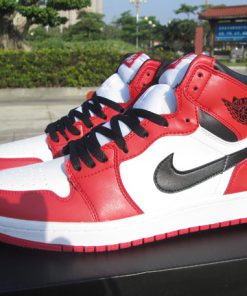 Men's Running Weapon Air Jordan 1 Red Shoes Retro 0813