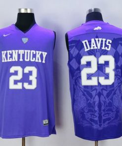 Wildcats #23 Anthony Davis Blue Basketball Stitched NCAA Jersey