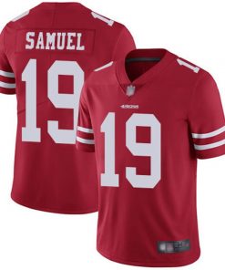 Men's San Francisco 49ers #19 Deebo Samuel Red Rush Vapor Untouchable Limited Stitched NFL Jersey