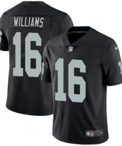 Men's Oakland Raiders #16 Tyrell Williams Black Vapor Untouchable Limited Stitched NFL Jersey