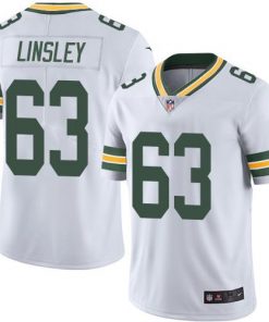Nike Packers #63 Corey Linsley White Men's Stitched NFL Limited Rush Jersey