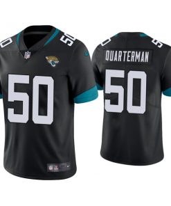 Men's Jacksonville Jaguars #50 Shaquille Quarterman Black Vapor Untouchable Limited Stitched Jersey