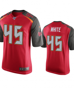 Men's Tampa Bay Buccaneers #45 Devin White Red 2019 100th Season Vapor Untouchable Limited Stitched NFL Jersey