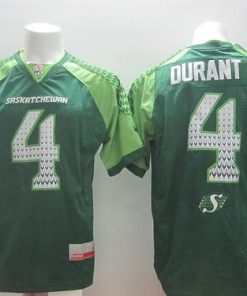 Roughriders #4 Darian Durant White Stitched Signature CFL Jersey