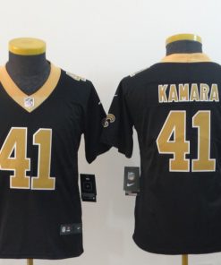 Youth New Orleans Saints #41 Alvin Kamara  Black Vapor Untouchable Limited Stitched NFL Jersey