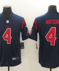 Men's Nike Houston Texans #4 Deshaun Watson Navy Vapor Untouchable Color Rush Limited Stitched NFL Jersey