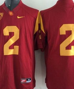 Trojans #2 Robert Woods Red Stitched NCAA Jersey