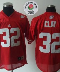 Badgers #32 Red Rose Bowl Game Stitched NCAA Jersey