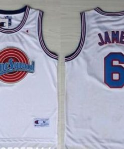 Space Jam Tune Squad #6 James White Stitched Basketball Jersey
