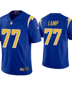Men's Los Angeles Chargers #77 Forrest Lamp 2020 Royal Vapor Untouchable Limited Stitched Jersey