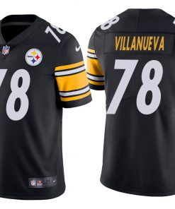 Men's Pittsburgh Steelers #78 Alejandro Villanueva Black Vapor Untouchable Limited Stitched NFL Jersey