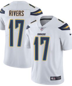 Men's Los Angeles Chargers #17 Philip Rivers White Vapor Untouchable Limited Stitched NFL Jersey